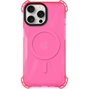 Case 4u Apple iPhone 14 Pro Max Magsafe Kablosuz Şarj Özellikli Mıknatıslı Şeffaf Pembe Renkli Kılıf
