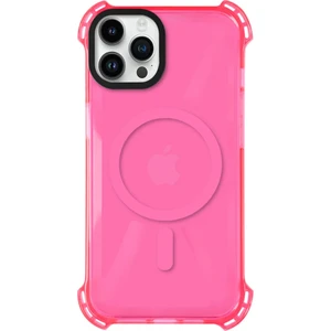 Case 4u Apple iPhone 12 Pro Magsafe Kablosuz Şarj Özellikli Mıknatıslı Şeffaf Pembe Renkli Kılıf