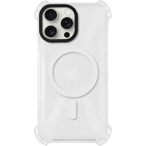 Case 4u Apple iPhone 13 Pro Max Magsafe Kablosuz Şarj Özellikli Mıknatıslı Şeffaf Beyaz Renkli Kılıf