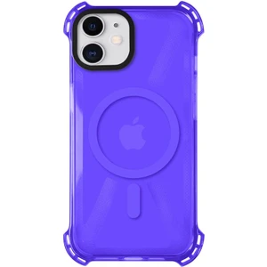 Case 4u Apple iPhone 11 Magsafe Kablosuz Şarj Özellikli Mıknatıslı Şeffaf Mor Renkli Kılıf