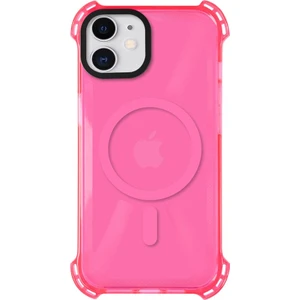 Case 4u Apple iPhone 11 Magsafe Kablosuz Şarj Özellikli Mıknatıslı Şeffaf Pembe Renkli Kılıf