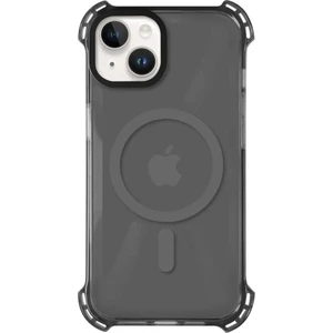 Case 4u Apple iPhone 15 Magsafe Kablosuz Şarj Özellikli Mıknatıslı Şeffaf Siyah Renkli Kılıf