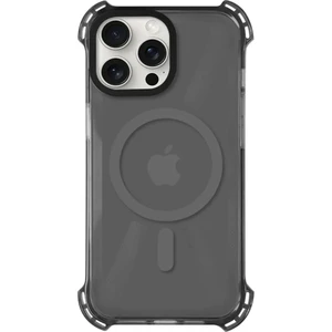 Case 4u Apple iPhone 14 Pro Max Magsafe Kablosuz Şarj Özellikli Mıknatıslı Şeffaf Siyah Renkli Kılıf