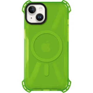 Case 4u Apple iPhone 14 Magsafe Kablosuz Şarj Özellikli Mıknatıslı Şeffaf Yeşil Renkli Kılıf