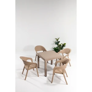 Rattan Camsız Masa Takımı, Garden Sandalye