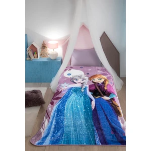 Frozen Winter Disney Lisanslı Tek Kişilik Çocuk Battaniyesi 155X215