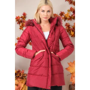 Z6745 Dewberry Bayan Kaban Düz Bordo
