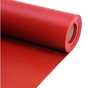 SİLİKON LEVHA KIRMIZI 1 MM (EN: 1 MT BOY: 0,5 MT)
