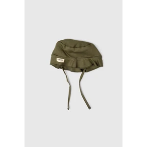 Keten Bucket Bağcıklı Şapka Haki