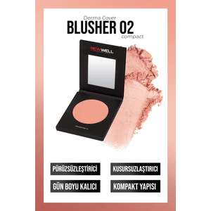 New Well Derma Cover Blusher 02 Allık
