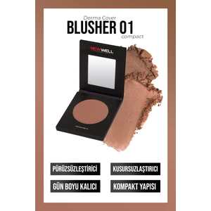 New Well Derma Cover Blusher 01 Allık