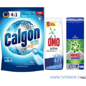 750 gr + Omo 10 kg + Ariel 10 kg