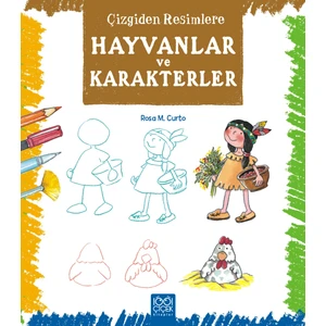 Çizgiden Resimlere / Hayvanlar ve Karakterler - Rosa Maria Curto