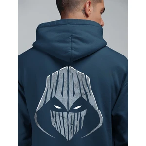 Moon Knight Ön ve Sırt Baskılı 3ip Kalın Kumaş  Kapüşonlu Sweatshirt