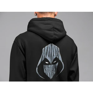 Moon Knight Ön ve Sırt Baskılı 3ip Kalın Kumaş  Kapüşonlu Sweatshirt