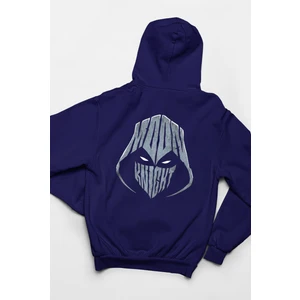 Moon Knight Ön ve Sırt Baskılı 3ip Kalın Kumaş  Kapüşonlu Sweatshirt