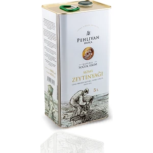 Pehlivan Datça Soğuk Sıkım Sızma Zeytinyağı 5 Lt Teneke