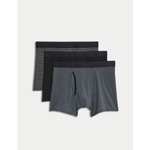 Marks & Spencer 3'Lü Desenli Microskin Trunk Seti