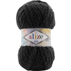 Softy Mega (Kalın) 60 Siyah El Örgü Ipi