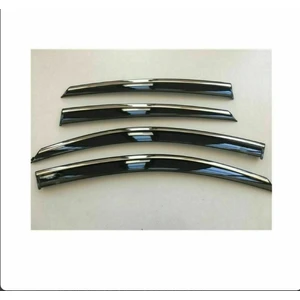 KML34TUNING55 Chery Tıggo 7 Pro 2020-2023 Kromlu Cam Rüzgarlığı 4'lü Set