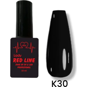 Lady Red Line Kalıcı Oje K30 Siyah