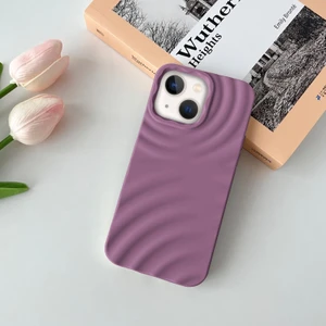 Apple iPhone 15 Plus Uyumlu Kılıf Zebana 3D Water Silikon Kılıf Mor