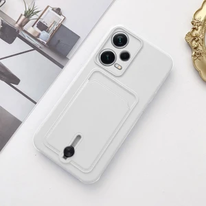 Xiaomi Redmi Note 12 Pro 5g Uyumlu Kılıf Zebana Kartlıklı Sweet Yumuşak Silikon Kılıf Beyaz