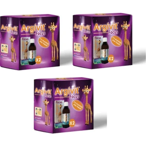 Focus Şurup 2'li Aile Paketi 3 Adet 150 ml