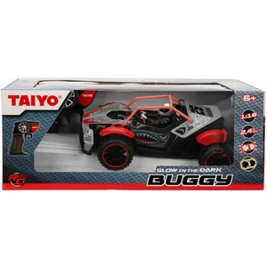 Taiyo 1:18 Buggy Karanlıkta Parlayan Uzaktan Kumandalı Araba Kırmızı