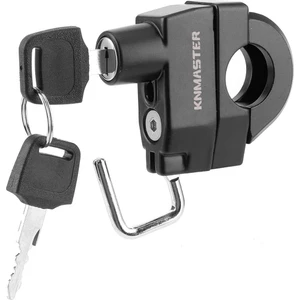 Evrensel Motosiklet Kask Kilidi 22-26 mm Siyah