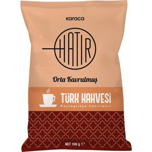 Hatır Orta Kavrulmuş Bol Köpüklü Türk Kahvesi 100 gr