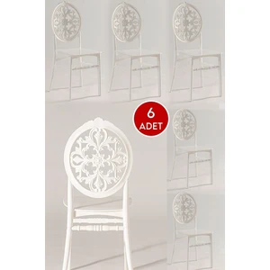 Home Venüs Mutfak Sandalyesi 6 Adet - Beyaz