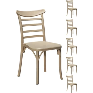 6 Adet Efes Cappucino Sandalye / Balkon-Bahçe-Mutfak