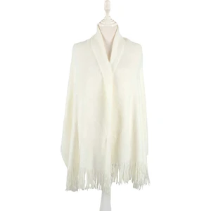 Bursa İpek Ekru Angora Şal