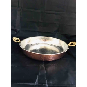 Bakır Yumurta Tavası/sahanı 23 cm (Kalın/ağır)