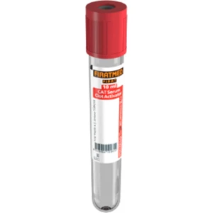 10 ml Clot Aktivatörlü Kırmızı Kan Test Tüpü