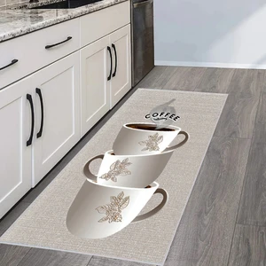Eliana Home Dijital Baskı Yıkanabilir Kaymaz Taban Mutfak Halısı ve Yolluk  LNA2060