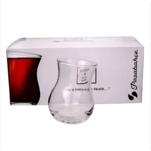 Kozan 6 Lı Çay Bardağı Yatık Yan Eyik 42661
