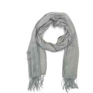 Naz İpek Naz Koyu Pamuklu Viskon Paşmina Şal 180X70 cm Püsküllü Yüksek Kalite 150 gr Pashmina