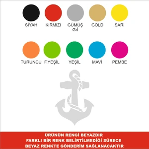 2Mak Sticker Denizci Çapa Sticker