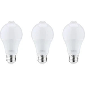 3x 12W Hareket Sensörlü Ampul, Dış Mekan/iç Mekan Hareketi Aktifleştirilmiş Güvenlik LED Ampulü, 1000LM,E26/B22,3500K Sıcak Beyaz (Yurt Dışından)