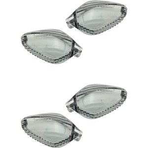 4x Motosiklet Dönüş Sinyali Lambası Kapağı Gösterge Aydınlatma Koruması 300/500 Rebel NC700 NC750 S/x CTX700 Siyah (Yurt Dışından)