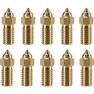 Elegoo Neptune 4 Serisi Için 10 Adet Nozullar Kiti, 3D Yazıcı Parçaları Pirinç Elegoo Neptune 4, 4 Pro Için 0.4mm Nozullar Kiti (Yurt Dışından)
