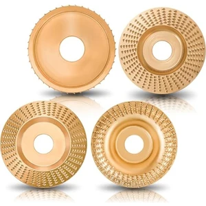 Adet Açılı Taşlama Ahşap Oyma Disk Seti 4ın Veya 4 1/2ın Eki, Öğütücü Disk Tekerlek Ekleri Ağaç Işleme Için (Yurt Dışından)