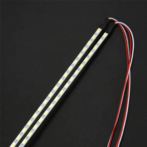 4x Evrensel Vurgu Kısılabilir LED Arka Işık Lambaları Güncelleme Kiti LCD Monitör Için Ayarlanabilir LED Işık 2 LED Şerit (Yurt Dışından)