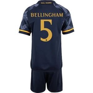 Real Madrid 2023/24 Yeni Sezon Jude Bellingham Deplasman Çocuk Forması+Şort+Çorap 3'lü Set