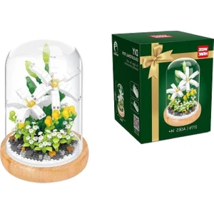 Özelleştirilmiş Yapı Taşları Çiçek Mikro Blok 3D Bulmaca Çiçekçi Piksel Tuğla Mini Yapı Taşları Çocuk Oyuncakları Için (Yurt Dışından)