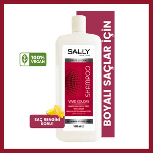 SALLY Şampuan Boyalı Saçlar için Profesyonel Seri Vivid Colors - 1 LT