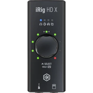 IK Multimedia Irig Hd x | Profesyonel Kalitede Gitarlar İçin 24BIT/96KHZ Dijital Ses Arabirimi