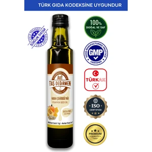 Art Organik Art Taş Değirmen Kabak Çekirdeği Yağı 250 ml Soğuk Sıkım %100 Saf ve Doğal